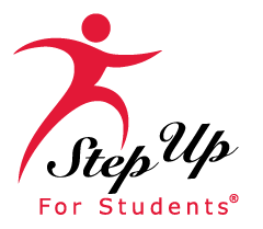 Step Up For Students scholarship program logo accepted by AchieveThree for eligible homeschool services.